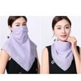 thumbnail image 4 of tredstone Women Summer Chiffon Bandana Cycling Face Neck Protection Sunscreen Printed Breathable Scarf, 4 of 7