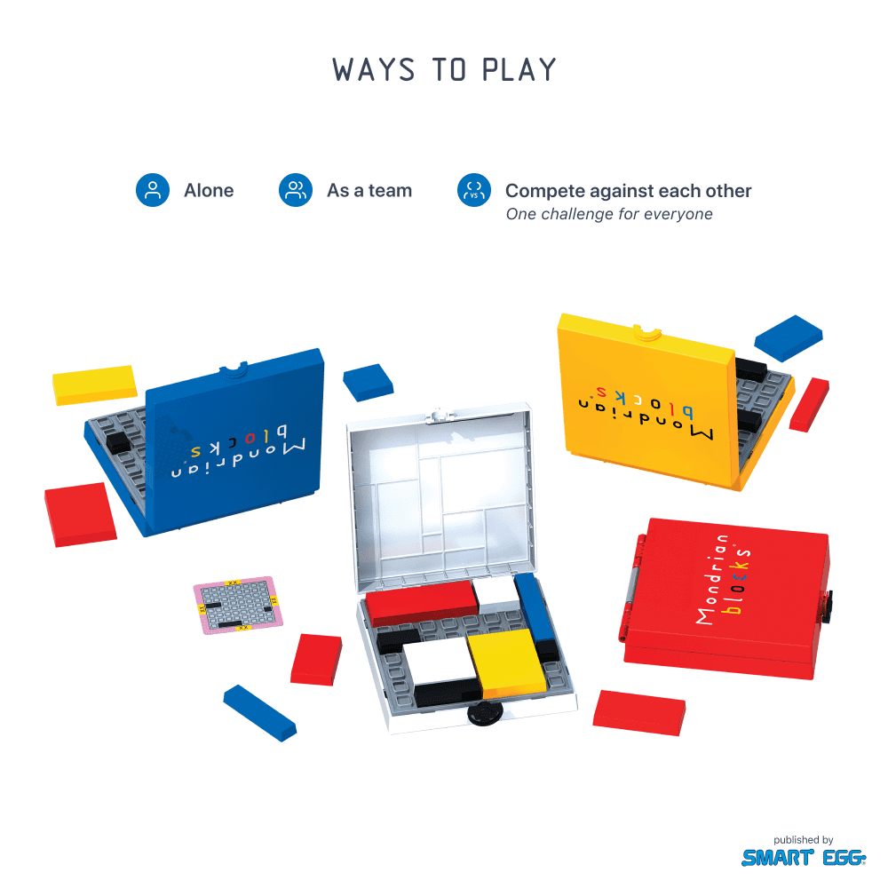 Mondrian Blocks - White Edition