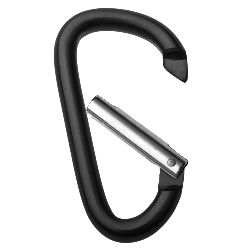 GOGO 240Pcs Carabiners Keychain Clip Wholesale, 3 Inch Heavy Duty Metal Spring Snap Carabiner Hook-Black
