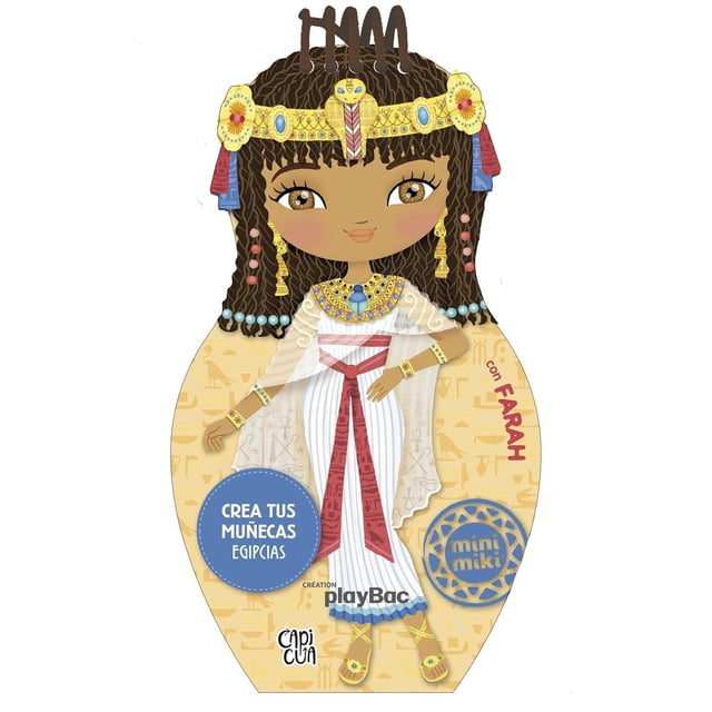 Libro Muñeca Mini Miki Farah De Egipto