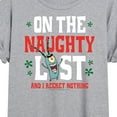 thumbnail image 3 of SpongeBob SquarePants - Plankton Naughty List - Women's Oversized T-Shirt, 3 of 6