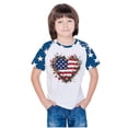 thumbnail image 5 of ZACPNCV Flag Shirt for Toddler Kids Boys Girls USA Flag Heart Graphic T-Shirt 4th of July Shirt Patriotic Tee Tops Blue 7-8 Years, 5 of 8