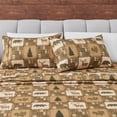 thumbnail image 2 of Great Bay Home Rustic Inspired Microfiber Sheet Set (Twin, Stonehurst), 2 of 9