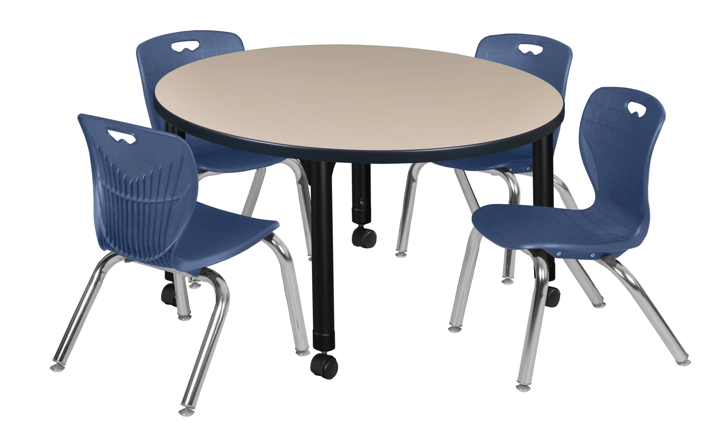 circle kitchen table and chair