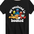 thumbnail image 3 of Sesame Street - My Weekend Is Booked - Toddler and Youth Short Sleeve Graphic T-Shirt, 3 of 5
