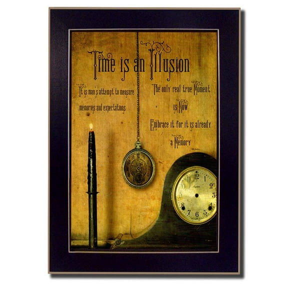 Time is the Illusion By Billy Jacobs Printed Wall Art Wood Multi-Color