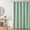 Aqua Green-72"W x 72"L (Pack of 1), variant on Aqua Green 42"W x 72"L (Pack of 1) Stall Narrow Half Linen Ultra Thick Fabric Shower Curtain