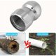 thumbnail image 4 of CHAO Boquilla de limpieza, chorros de agua y alcantarillado de alta presión, accesorio de arandela de acero inoxidable para tuberías y drenaje de 3/8 pulgadas, 4 of 5
