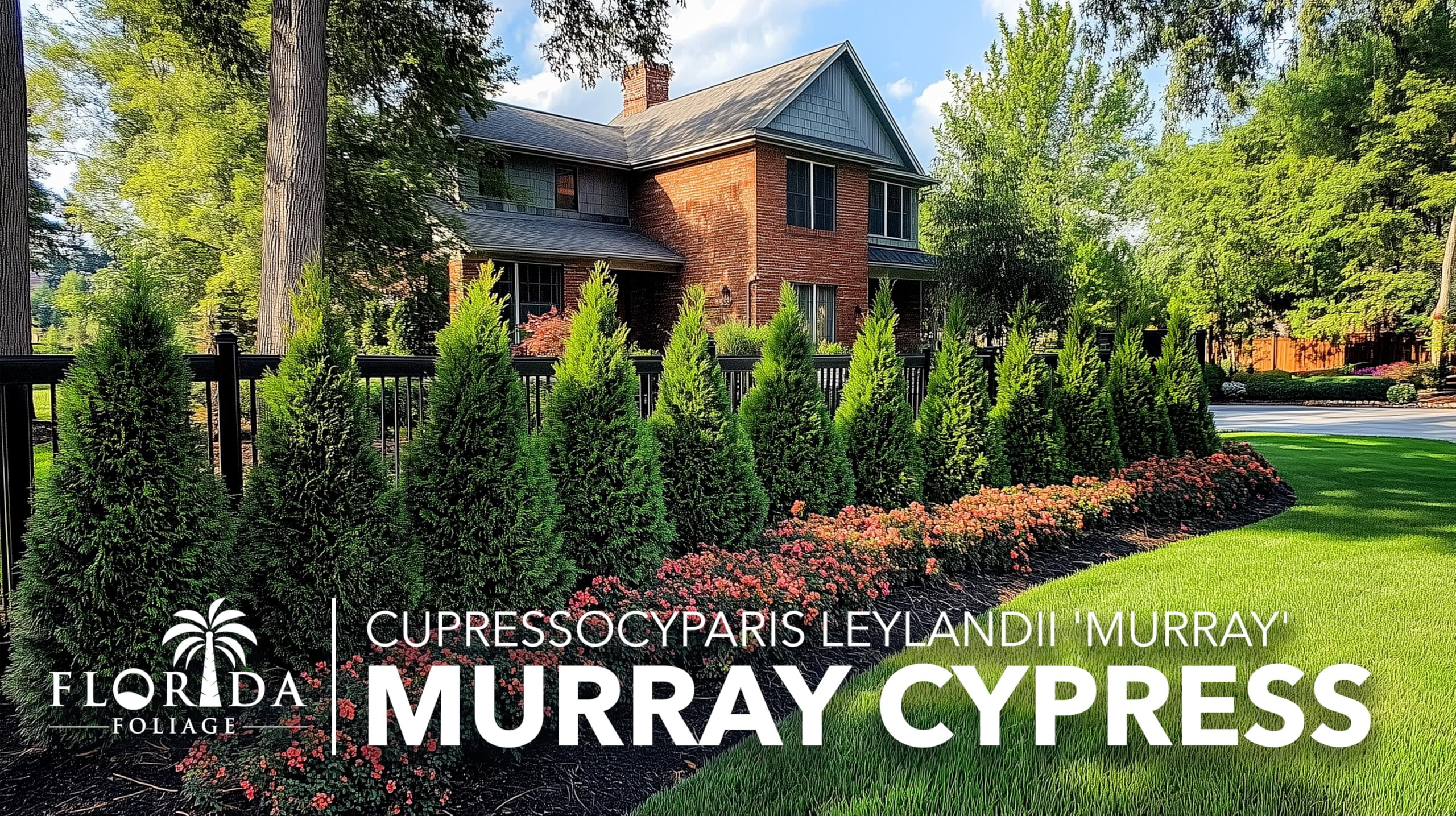 Murray Cypress | 40 Live Plants | Cupressocyparis leylandii 'Murray' | Fast Growing Privacy Trees | Evergreen Plants for Windbreaks
