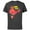 Charcoal, variant on Disney The Jungle Book Mowgli the Man Cub - Short Sleeve Cotton T-Shirt for Adults - Customized-Black