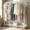 47"x20"x59", variant on Clear Garment Rack Cover, Dust & Moisture Resistant Clothes Protector with Durable Zipper, Perfect for Bedroom, Living Room & Walk-in Closet(35"x20"x59")