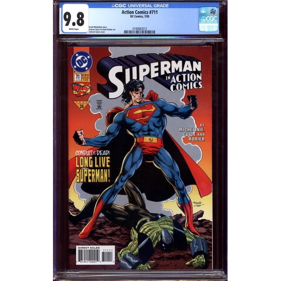 Action Comics #711 - CGC 9.8 Comic Book