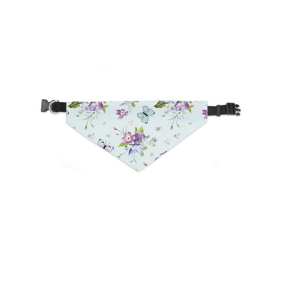 Flowers With Butterflies Art Bandana -Image by Shutterstock, Large