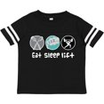 thumbnail image 3 of Inktastic Weightlifting Gift Eat Sleep Lift Sports Boys Toddler T-Shirt, 3 of 5