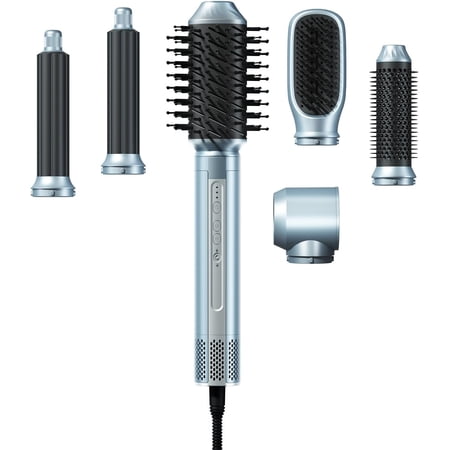 6-in-1 Air Styler,High-Speed Air Dryer,Auto Wrap Curlers,Straightener Brush,100,000 RPM,Fast Drying,Volumizing Straightening & Styling,