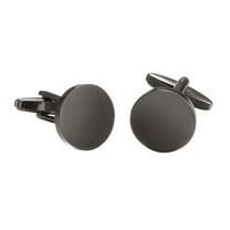 Yoursfs Cufflinks for Men Black Simple Stylish Business Weddings Cufflinks Brand Cufflinks Accessories