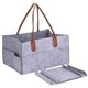 thumbnail image 1 of Organizador de almacenamiento plegable BANYUO de fieltro color gris Tamaño 33x22x18 cm, 1 of 4