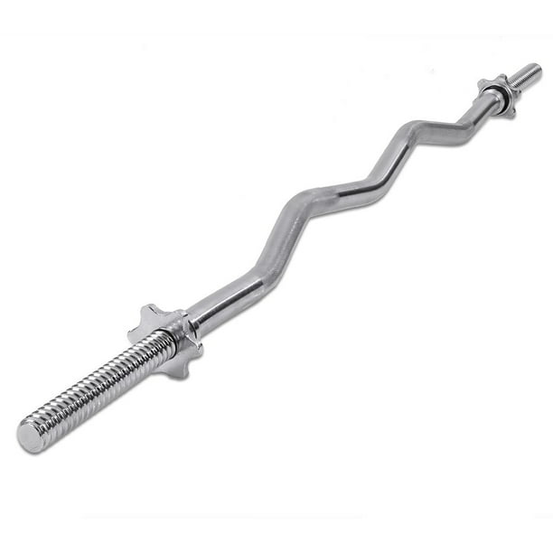 BEFOKA Barbell Rod Curved Rod 14 LB 47 Inches, Professional Super Curl