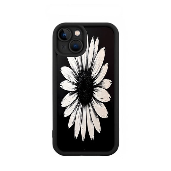 Stylish Black and White Design iPhone 15 Case - Lightweight Yellowing Resistant Perfect Fit for iPhone 15