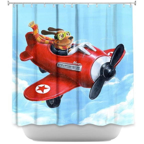 Shower Curtains - DiaNoche Designs - Wing It