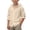 Beige, variant on Linen Shirts for Boys Button up Long Sleeve Boho Shirt with Hood Kid Cotton Linen Lightweight Breathable Beach Hoodie