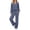 Blue, variant on 2 Piece Loungewear for Women Matching Pajamas Sweat Sets Solid Color Tracksuit Travel Sweatshirts Fall Fashion Clothes 2026