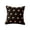 A001- Orange, variant on Throw Pillow Cover, Halloween Pillow Cover, Black Cat Halloween Decor, Halloween Pumpkin Decor, 18X18 Inch Orange Jack-O-Lantern Halloween Decorative Pillow Cover, No Insert,