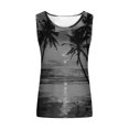 thumbnail image 4 of gbyLJF Gradient Keyhole Neck Sleeveless Tank Sheer Cami Sleeveless Tops for Women Work Womens Ribbed Tank, 4 of 5