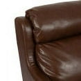 thumbnail image 4 of GDF Studio Baden Contemporary Pillow Tufted Club Chair, Dark Brown Faux Leather, 4 of 8