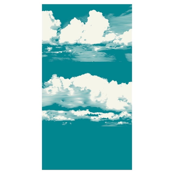Adrift Cumulus Clouds Sky Summer Luau Pool Beach Party Paper Guest Towels