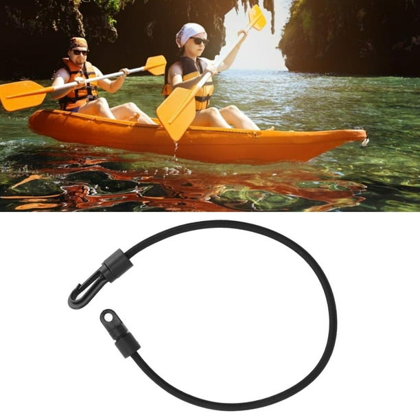 Estink Kayak Rope, Kayak Anti Lost Rope Black Portable With Hook For Canoes