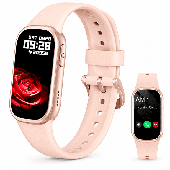 TIKBBRMG 1.47'' Fitness Tracker Smart Watch, Calorie Counter Pedometer with 24/7 Heart Rate & Sleep Tracking, 147 Sports Modes for Women and Men