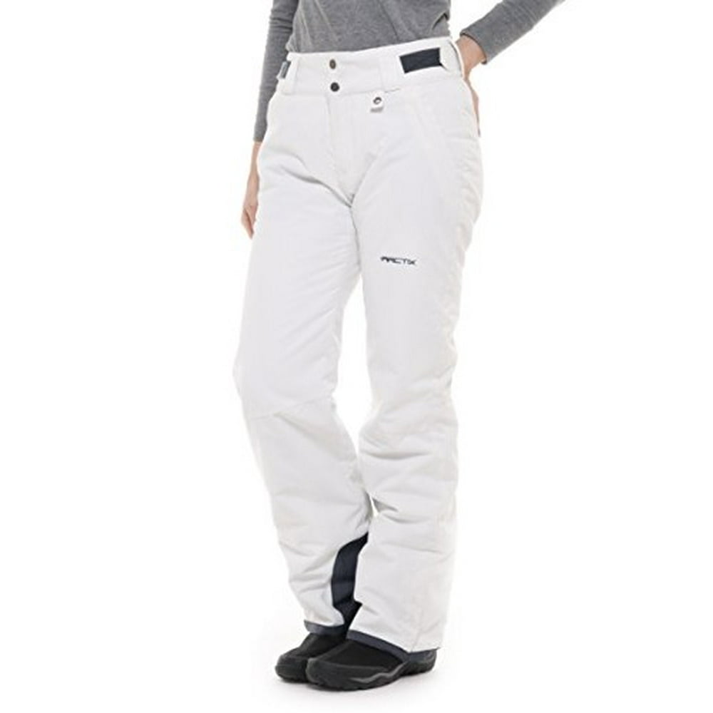 Arctix Women's Classic Ski Snow Pants, White, Medium