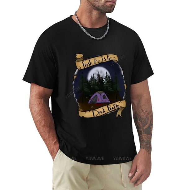 Camiseta de verano para hombre camisetas Don't Hike camisetas lisas para hombre camisetas de gato