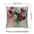 thumbnail image 4 of Rose Floral Watercolor Illustration' Animal Throw Cushion Pillow Cover for Living Room, Sofa, 4 of 7