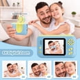 thumbnail image 3 of Cámara digital infantil de pantalla grande de 2,4 pulgadas con doble cámara frontal y trasera, juguete para niños y niñas, regalo de cumpleaños., 3 of 5