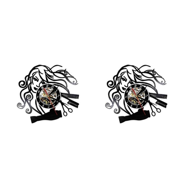 Baohd Show Passion For Hairdressing With Personalized Beauty Salon Record Wall with lights 2Set
