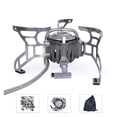 thumbnail image 2 of Réchaud à Gaz de Camping 3500W Kit de Cuisson Pliable Extérieur Cuiseur Alimentaire de Camping Portable Léger Réchaud Haute Puissance Adapté pour Randonnée Barbecue en Plein Air, Facile à Utiliser, 2 of 10