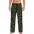thumbnail image 2 of Kdxio Pineapples Print Men's Sleep Pajama Pant Lounge Pants with Pockets, 2 of 8