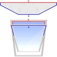 thumbnail image 3 of Paño aislante para ventanas de pivote central con perímetro de 381 cm a 460 cm - para aire acondicionado móvil y secadora - Adecuado para todas las unidades de aire acondicionado móviles, 3 of 4