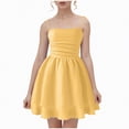 thumbnail image 4 of Taybagh Girls Dresses Flowy Ruffled Spaghetti Strap Girls Dresses Size 10-12 Ruched Elegant Kids Clothes, 4 of 9