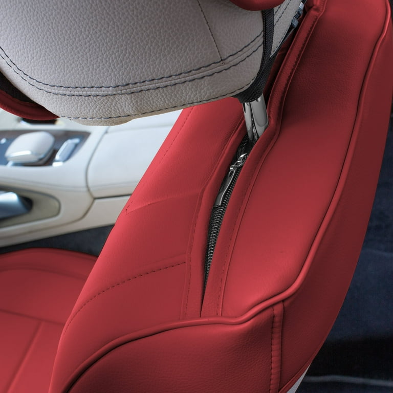Faux leather interior deals