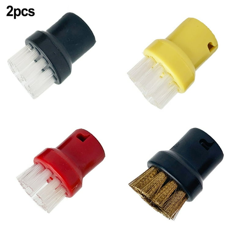 24Pcs Nylon + Brass Wire Brush, Steam Cleaning Nozzles for