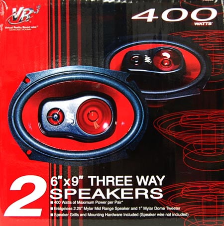 6" x 9" 3-Way Speakers, RS900
