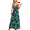 Green, variant on Women'S 2025 Summer Maxi Dress Floral Tie Front Spaghetti Strap Casual Boho Beach Flowy Sundress Blue S