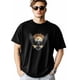 thumbnail image 2 of Camisetas de manga corta con águila negra para hombre, camisetas de cuello redondo, 2 of 8