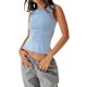 thumbnail image 3 of Lucakuins Camiseta sin mangas para mujer, cuello redondo, sin espalda, con cordones, chaleco de verano para fiesta en el club Lucakuins  moda, 3 of 6