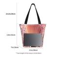 thumbnail image 3 of Disketp Makeup Brush on Pink Glitter for Women’s Casual Shoulder Tote Bag Cross-body Handbags for Shopping, Travel and Daily Use, 3 of 6