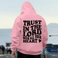 thumbnail image 4 of MHFRRA Sudadera con Capucha de Manga Larga para Hombre, Informal, Cómoda, con Forro, para Exteriores E Invierno Rosa, 4 of 6