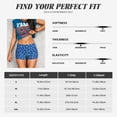 thumbnail image 6 of Lsque Airplanes in the Sky Pattern High Waisted Biker Shorts for Women-Tummy Control Fitness Athletic Workout Running Yoga Gym Shorts,Moisture-Wicking-Large, 6 of 9
